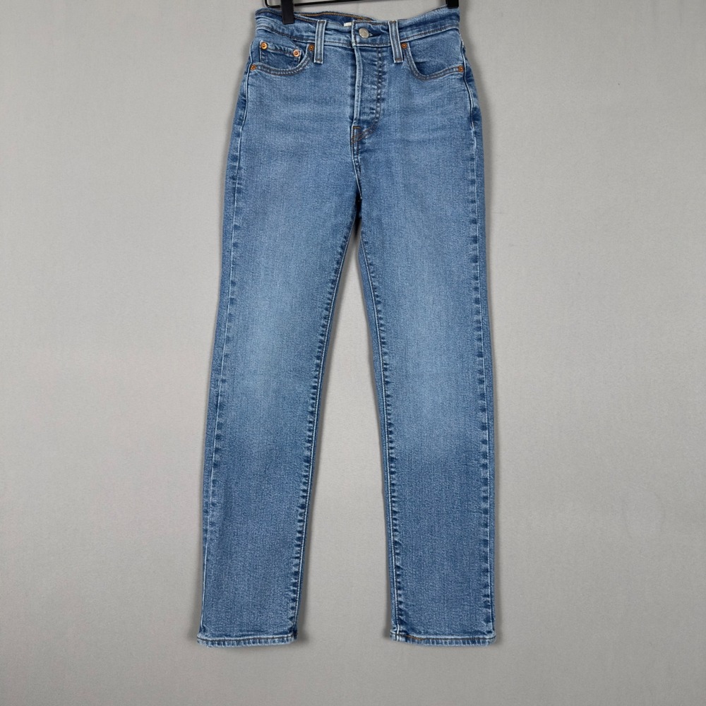Levi's Straight Leg Jeans - Light Blue Denim